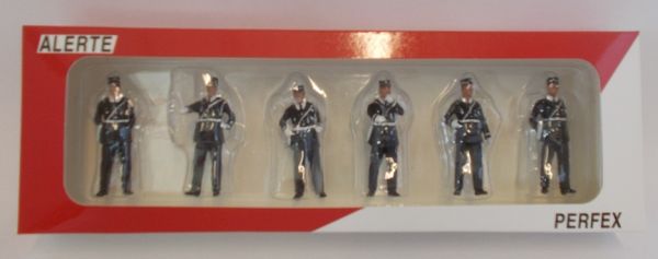 PER731 - 6 Figurines Gendarmes Français 1960/1970 limitées à 500 exemplaires hauteur personnage 4,5cm - 1