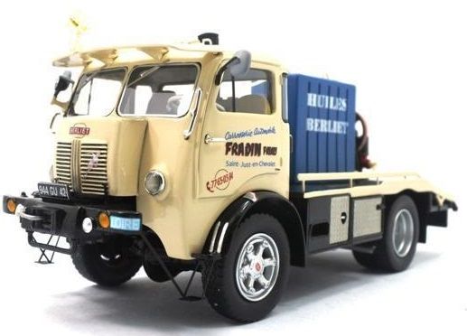 PER901 - BERLIET GLB 18 plateau porte voiture avec cuve et pompe à huile marquage carrosserie Fradin Frères limité à 200 exemplaires - 1