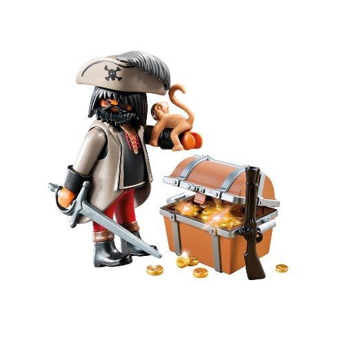 PLAY4767 - Pirate avec Coffre - 36 Pièces - 1
