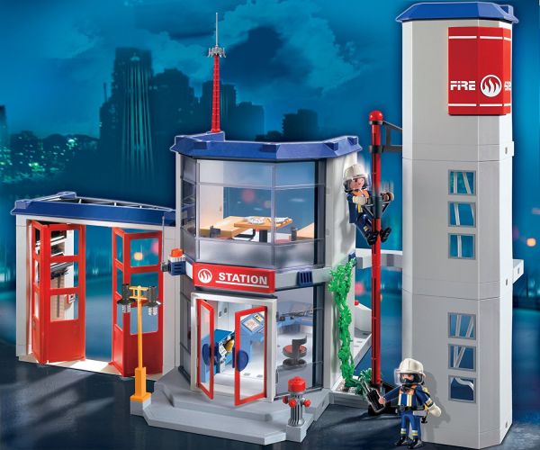 Caserne de pompiers - Référence 4819 fabriquée par PLAYMOBIL