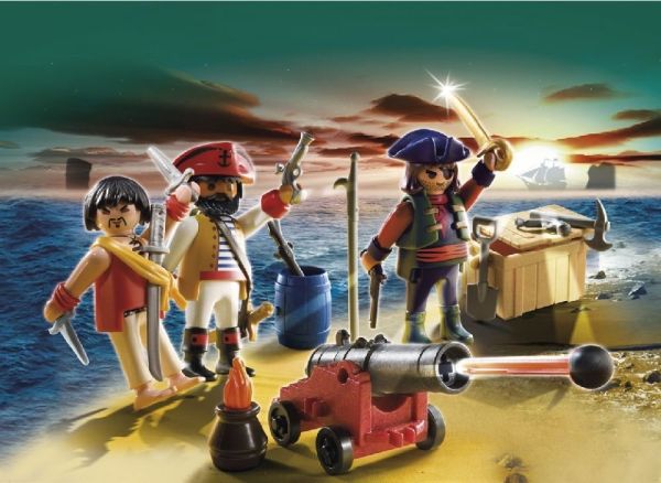 PLAY5136 - Equipage de pirates - 37 pièces - 1