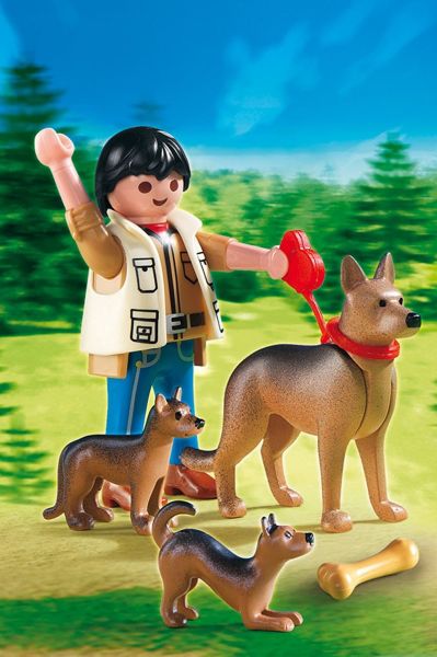 PLAY5211 - Berger Allemand et ses Petits - 6 Pièces - 1