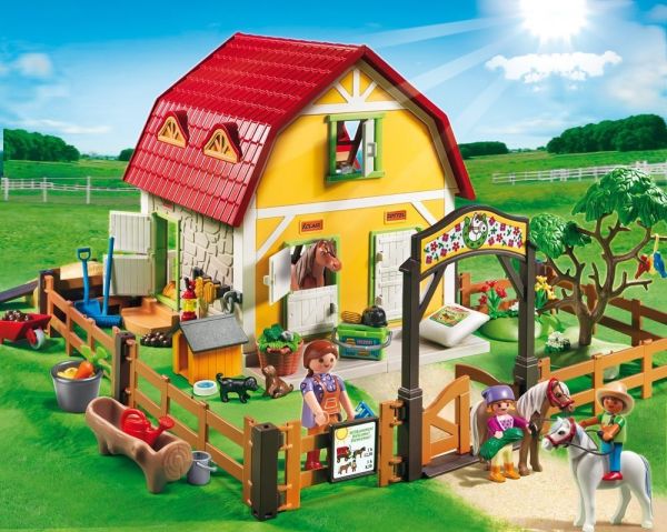 PLAY5222 - Ranch avec Poneys  - 230 Pièces - 1