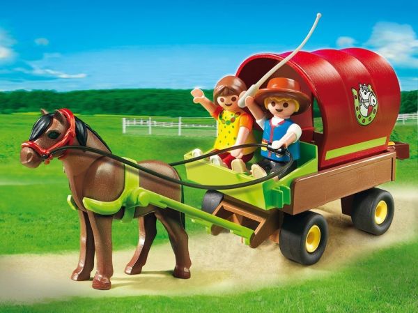 PLAY5228 - Enfants et Chariot - 30 Pièces - 1