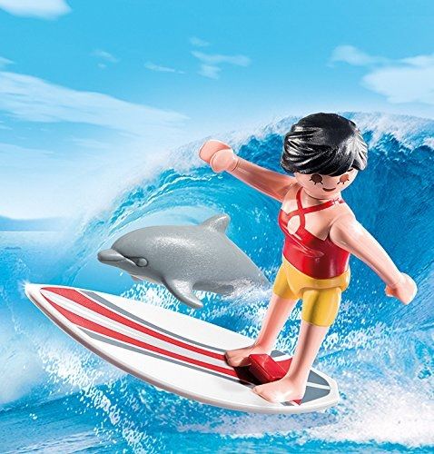 PLAY5372 - Surfeuse avec sa planche de surf 4 Pièces - 1