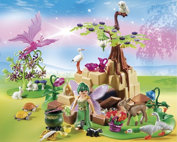 PLAY5447 - Fée Méditrine Avec Animaux - 109 Pièces - 1