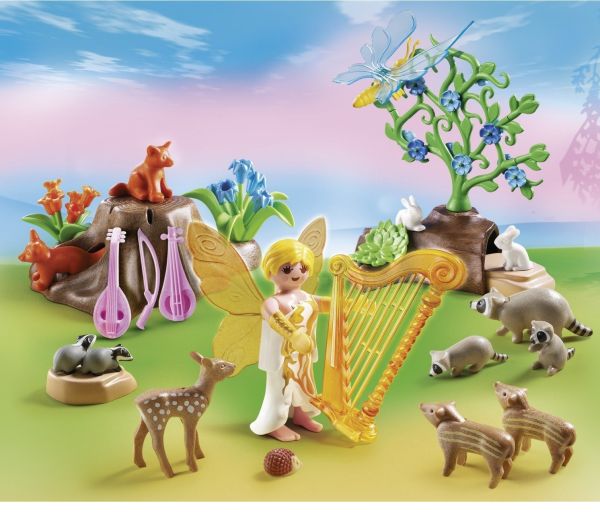 PLAY5451 - Fée de la musique avec animaux - 60 Pièces - 1