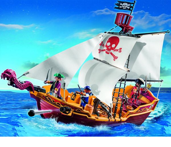 PLAY5618 - Bâteau de Pirate - 74 Pièces - 1