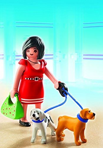PLAY5490 - Femme Avec Chiots  -9 Pièces - 1