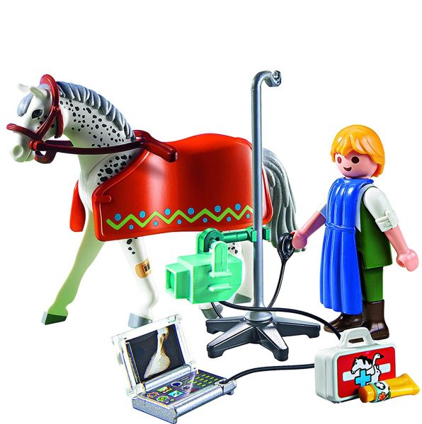 PLAY5533 - Soigneur avec Cheval - 27 Pièces - 1