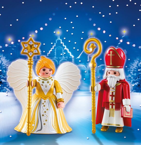 PLAY5592 - Saint Nicolas Et Ange Dore - 2 Pièces - 1