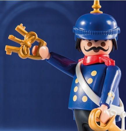 PLAY5598F - Figurine PLAYMOBIL Series 9 Garçon - Gendarme Victorien - 1