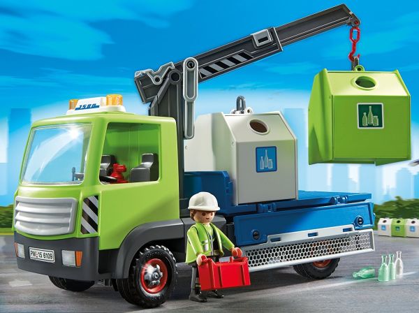 PLAY6109 - Camion avec grue - 57 Pièces - 1