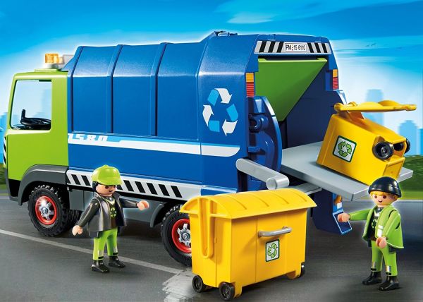 PLAY6110 - Camion de recyclage ordures - 40 Pièces - 1