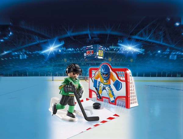 PLAY6192 - Joueur de hockey avec cage d'entrainement - 1