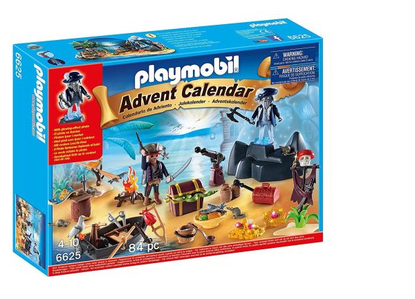 PLAY6625 - Calendirer de l'avent PLAYMOBIL - Pirates 84 Pièces - 1