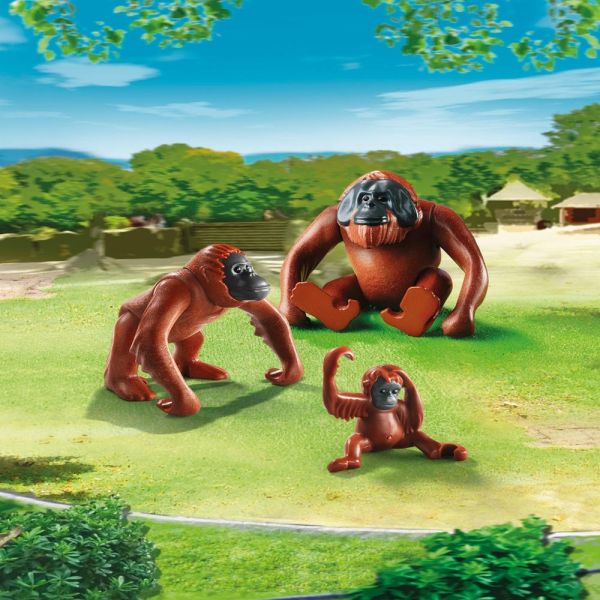 PLAY6648 - Orangs-Outans Avec Bébé - 1