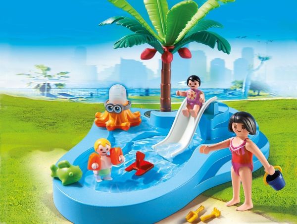 PLAY6673 - Bassin pour bébés et mini-toboggan - 22 Pièces - 1
