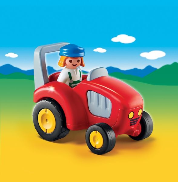 PLAY5794 - Agricultrice Avec Tracteur - 2 Pièces - 1