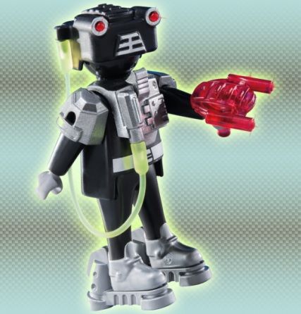 PLAY6840B - Figurine PLAYMOBIL Série 10 Garçons - Robot Noir - 1