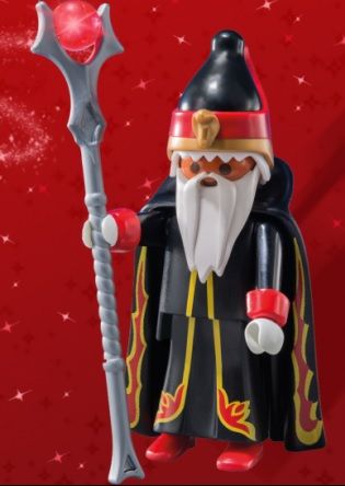 PLAY6840E - Figurine PLAYMOBIL série 10 Garçons - Magicien du feu - 1