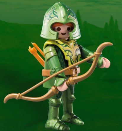 PLAY6840F - Figurine PLAYMOBIL série 10 Garçons - Elfe avec arc - 1