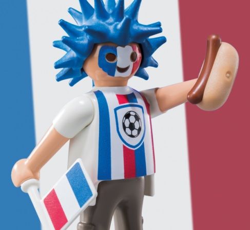 PLAY6840G - Figurine PLAYMOBIL série 10 Garçons - fan de football - 1