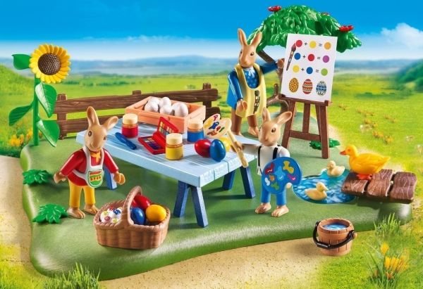 PLAY6863 - Atelier créatif avec lapins - 54 Pièces - 1