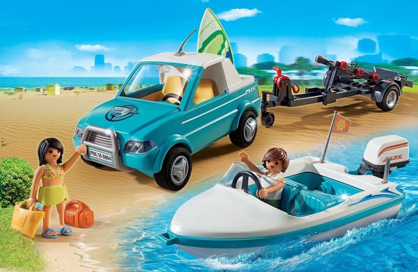 PLAY6864 - Voiture avec bateau - 1