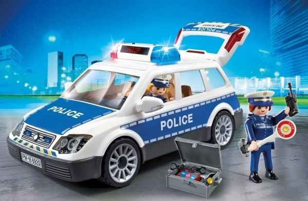 PLAY6920 - Voiture de policiers avec gyrophare - 1