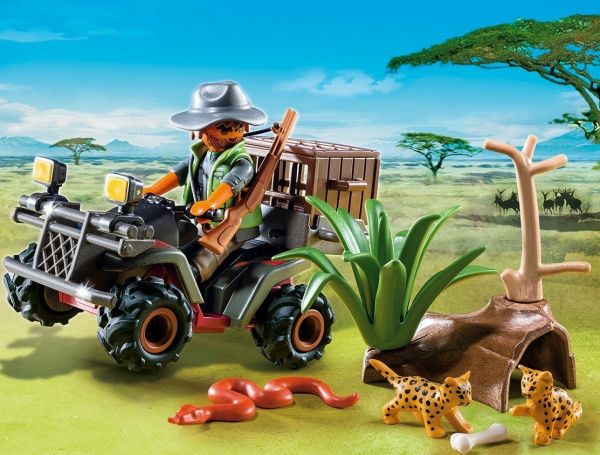 PLAY6939 - Braconnier avec quad - 12 Pièces - 1