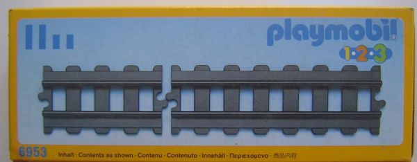 PLAY6953 - Rails Droit - 2 Pièces - 1