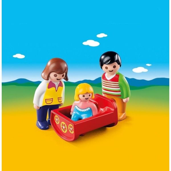 PLAY6966 - Parents avec bébé dans le berceau - 1
