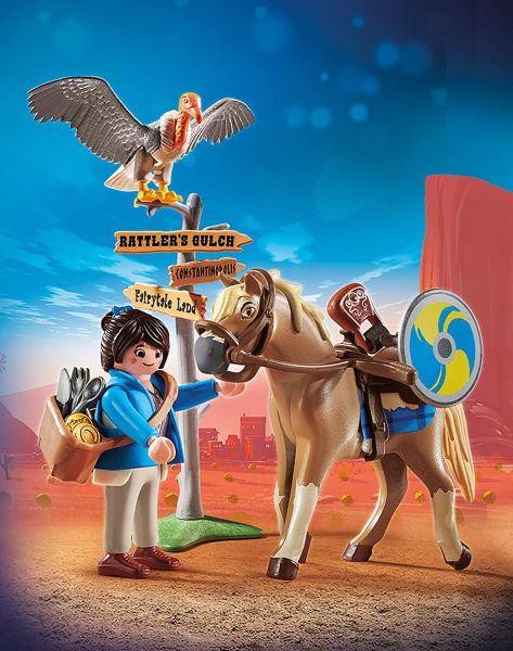 PLAY70072 - Playmobil The Movie Marla avec Cheval - 1