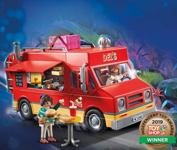 PLAY70075 - Playmobil The Movie Food Truck de Del - 1