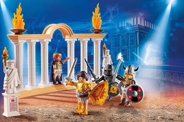 PLAY70076 - Playmobil The Movie Empereur Maximus et Colisée - 1