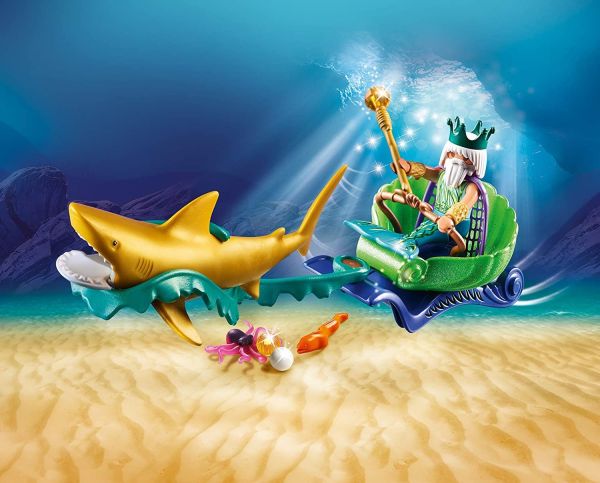 PLAY70097 - Roi de la mer avec transport de requins - 1