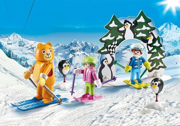 PLAY9282 - Moniteur de Ski avec Enfants - 1