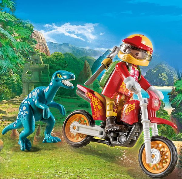 PLAY9431 - Pilote de moto et raptor - 1