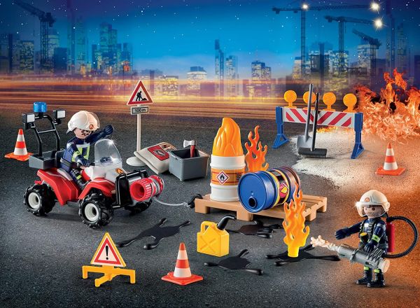 PLAY9486 - Calendrier de l'Avent Pompiers Incendie Chantier - 1