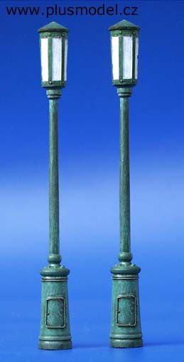 PLS052 - 2 lampadaires en kit à assembler et à peindre hauteur 11cm - 1
