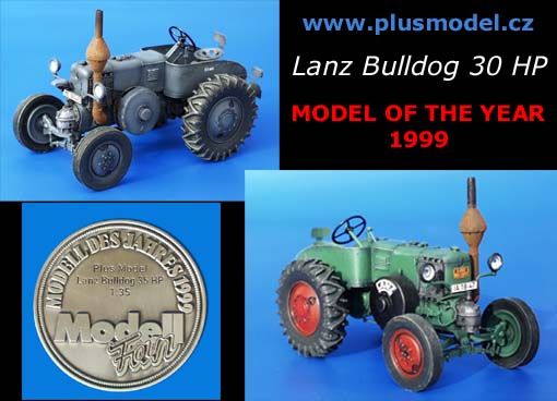 PLS061 - LANZ BULLDOG 35HP en kit à assembler et à peindre - 1