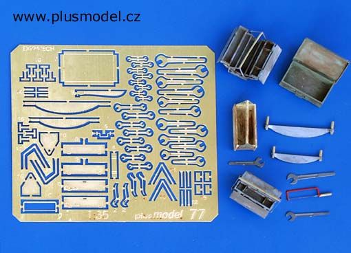 Jeu d'outils complet pour maquette plastique Donau MS09