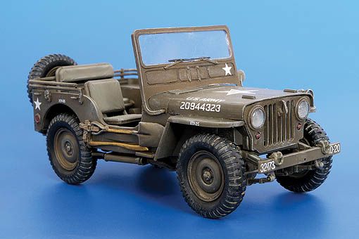 PLS242 - Kit de convertion pour la JEEP M38 US army ITALERI / TAMIYA en kit à assembler et à peindre décalcomanies fournies - 1