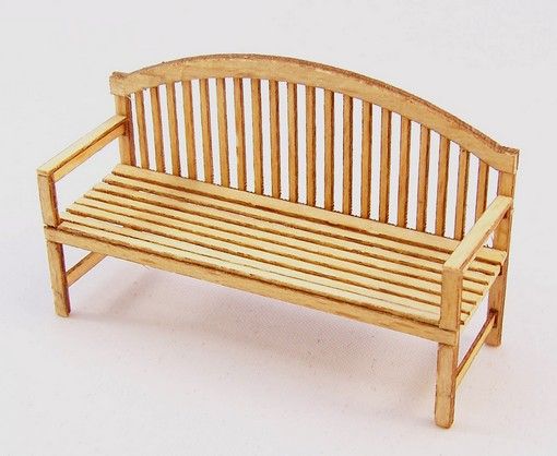 PLS427 - Banc miniature à assembler dimensions 5 x 1,6 cm hauteur 3 cm - 1