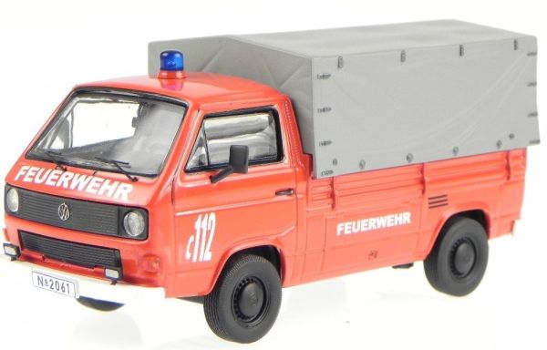 PRX13102 - VOLKSWAGEN T3B baché pompier allemand limité à 500 exemplaires - 1