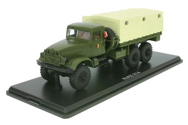 PRXPCL47038 - KRAZ 214 D NVA PICK-UP bâché armée allemande - 1