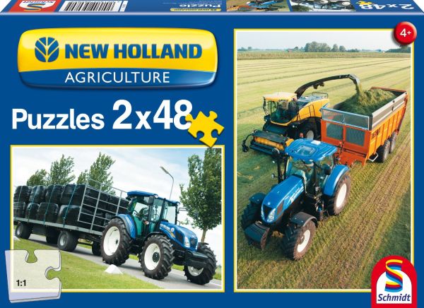 PUZ56080 - Puzzle 2X48 pièces NEWHOLLAND - 1
