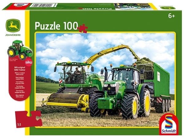 SCM56315 - Puzzle 100 pcs JOHN DEERE 6195M 36x24cm - 1