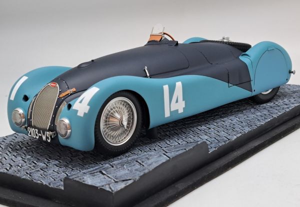 PANTHEON018 - BUGATTI Type 57S 45 #14 Grand prix de l'A.C.F 1937 Jean BUGATTI/ Jean-Pierre WIMILLE - 1